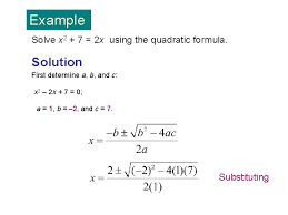 The Quadratic Formula For Any Quadratic