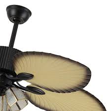 As a homeowner who wants to install or replace a ceiling fan, you should know that the blades of the fan are important. Oukaning Palm Island Bali Breeze Ceiling Fan Five Palm Leaf Blades Tropical Fan With Remote Control 52 Inches Brown 3 Lights The Nautical Decor Store