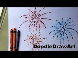 to draw fireworks easy drawing lesson