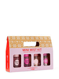 secret pink 4 piece mini mist gift set