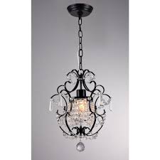 Buy antique crystal chandelier and get the best deals at the lowest prices on ebay! Unbranded Ava 11 In Black Indoor Crystal Chandelier With Shade Rl4025bl The Home Depot Black Crystal Chandelier Crystal Chandelier Warehouse Of Tiffany