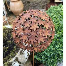 Rusty Metal Flower Rusty Hydrangea