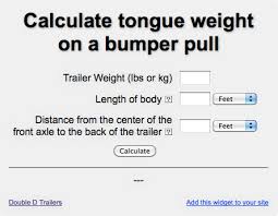 How To Calculate Horse Trailer Tongue Weight