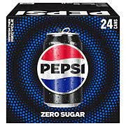 pepsi zero sugar cola 24 pk cans