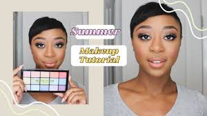 summer 2022 makeup look tutorial using