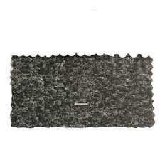 thin auto carpet black white mealy
