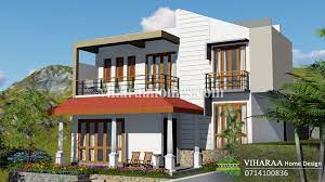 Two Story House Plan And 3d Design