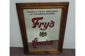 Shiny chocolate glaze recipe easy to make at home. Antique Fry S Chocolate Advertising Mirror