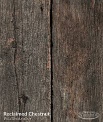 reclaimed chestnut wallboarding