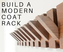 Our wall mounted coat rack is 36s long x 7.75s wide x 7/8s thick. Modern Coat Rack 8 Steps With Pictures Instructables