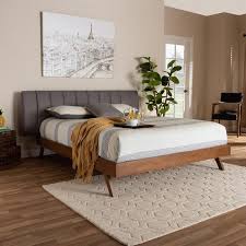 bedroom upholstered platform bed