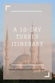 turkey itinerary istanbul pamukkale
