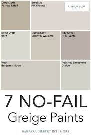 7 no fail greige paints greige color