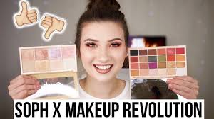soph x makeup revolution eyeshadow