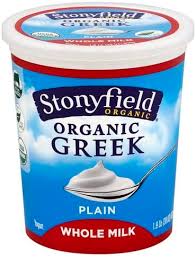 stonyfield farm greek organic whole