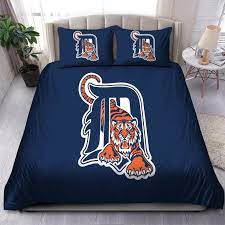 Logo Detroit Tigers Mlb 96 Bedding Sets