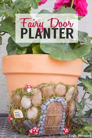 diy fairy house planter project