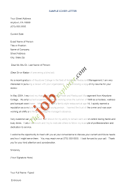 Sample Job Cover Letter      Examples in Word  PDF  Components of a sample resume    Letter of Application    Sample Cover Letter