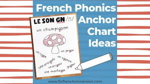 Phonics Anchor Charts In French For French Immersion