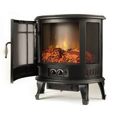 Torino Curved Electric Fireplace Free