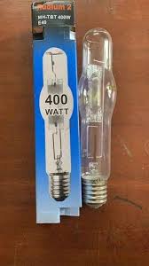 180 Glass 400w Metal Halide Bulb For