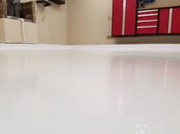 white garage floor coating polyurea
