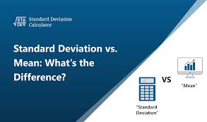 standard deviation vs mean what s the