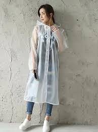 Transpa Eva Plastic Raincoat