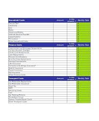 Monthly Budget Templates Free Doc Samples Marketing Budget
