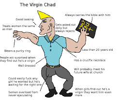 The best memes from instagram, facebook, vine, and twitter about chad meme. The Virgin Chad Virgin Vs Chad Chad Funny Memes Memes