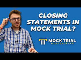 closing statement in mock trial