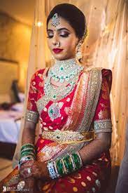 photo of south indian bridal look with