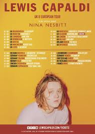 nina to support lewis capaldi in the uk