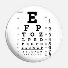 Limited Edition Exclusive Snellen Eye Test Chart