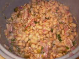 drunken peruano beans with cilantro and