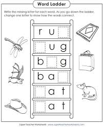 Add or remove the words. Word Ladder Worksheets