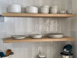 Buy Natural White Oak Floating Shelves