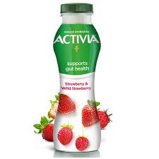 activia yogurt drink go strawberry