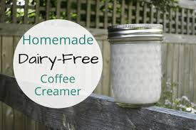 homemade dairy free coffee creamer