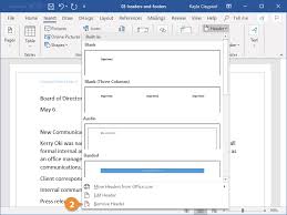 how to remove header in word custuide