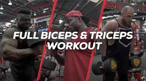 full biceps and triceps workout ifbb