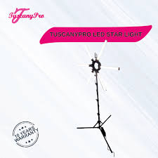 tuscanypro led star light with 6 arms