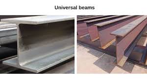 universal beams list ub size and