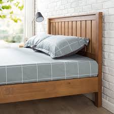 wood platform bed