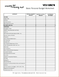 Blank Monthly Budget Worksheet Free Downloads Budgeting And Personal