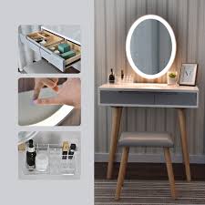 makeup dressing table vanity set led