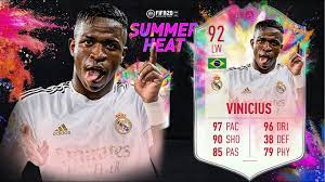 Vinicius junior is a brazilian fm20 wonderkid who plays as an attacking winger for real madrid. Fifa 20 Vinicius Junior 92 Summer Heat Player Review I Fifa 20 Ultimate Team Youtube
