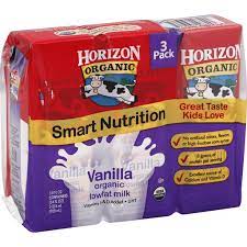 horizon organic milk lowfat vanilla