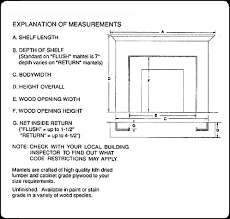 Measuring For A Mantel Hlwood