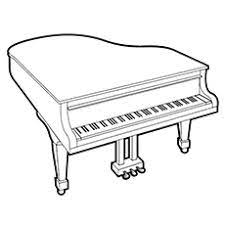 The parlor grand piano ranges from 5 feet 8 inches to 6 feet 1 inches in length. 10 Beautiful Piano Coloring Pages For Your Little One